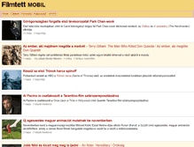 Tablet Screenshot of filmtett.ro